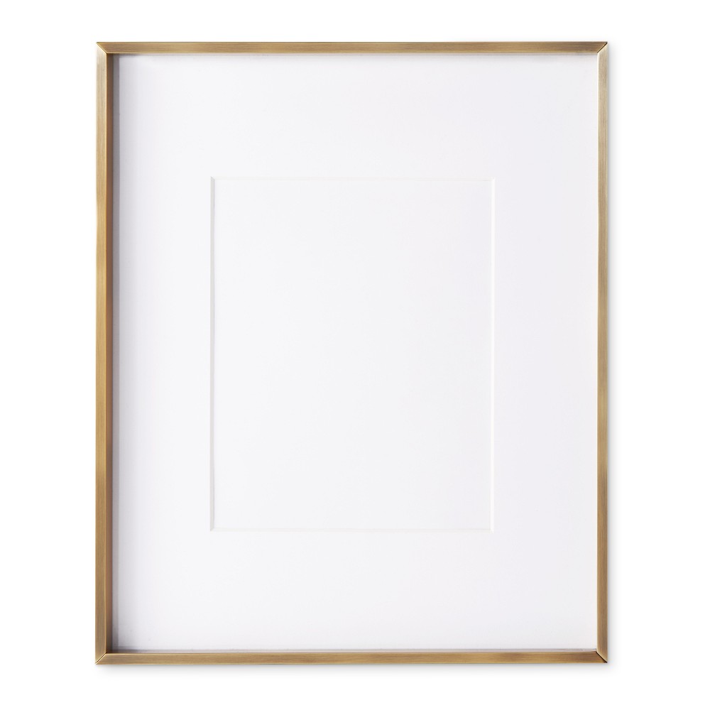 Antique Brass Gallery Picture Frames - 8" X 10"