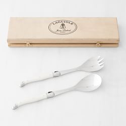 Jean Dubost Laguiole 2-Piece Serving Set, Ivory