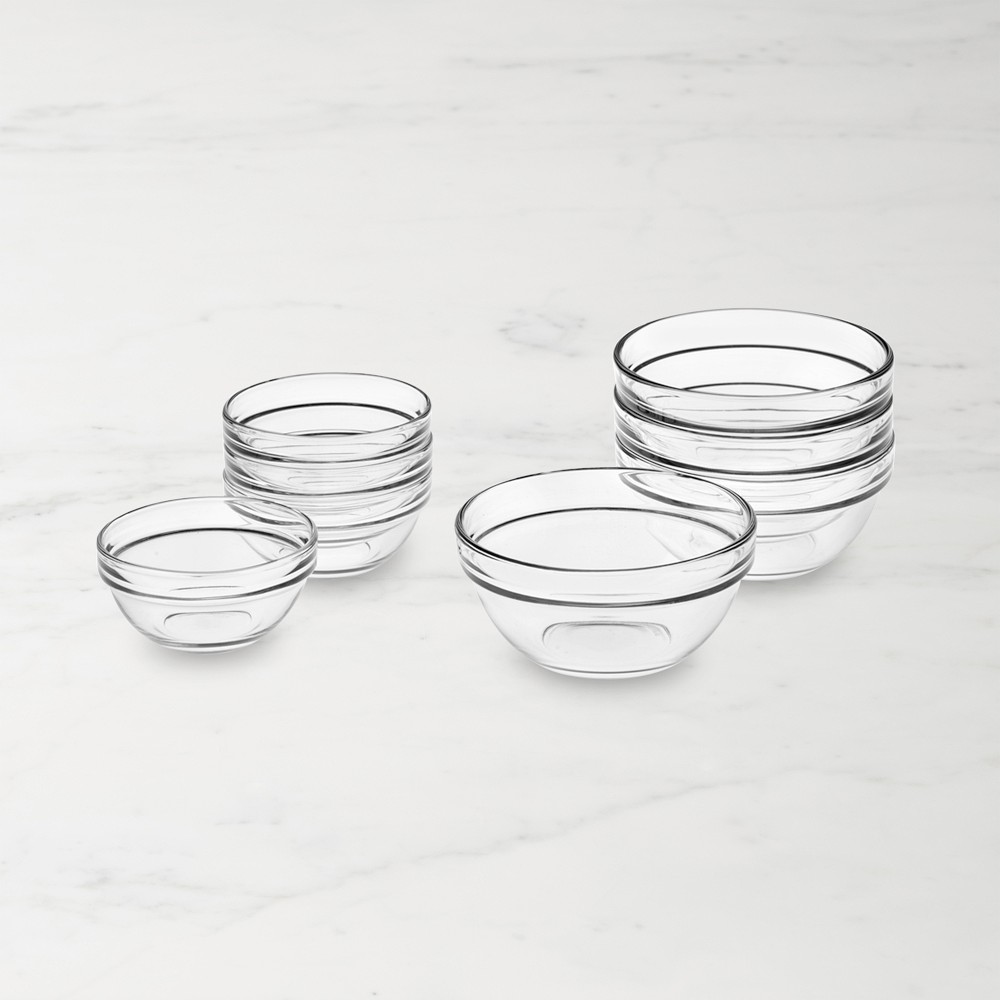 Glass Prep Mixing Bowls