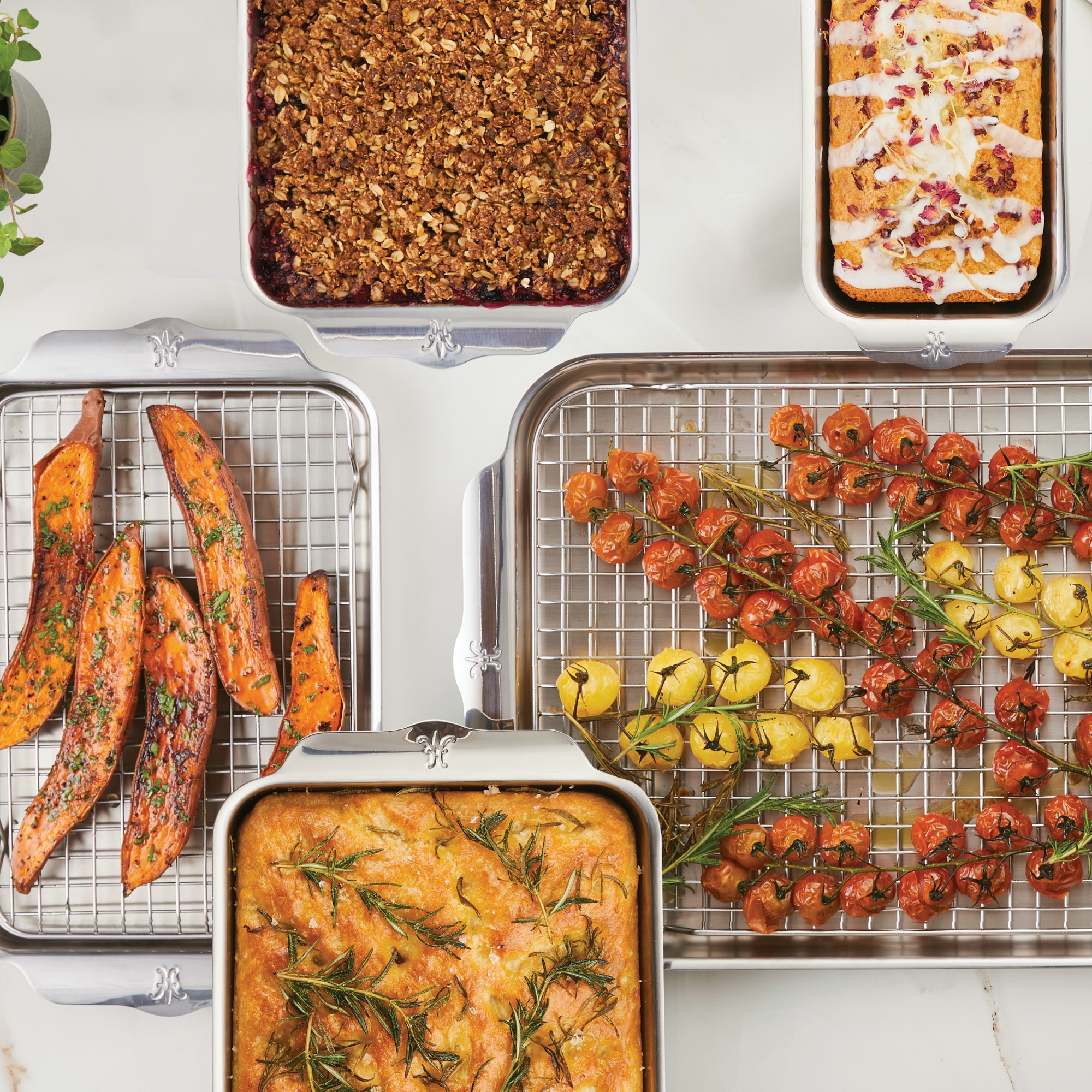 Hestan Provisions OvenBond Stainless-Steel Ovenware, Set of 7 Sansujyuku sansujyuku.com