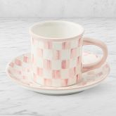 MacKenzie-Childs Rosy Check Espresso Cup & Saucers, Set of 2 Simolary simolary.com 8