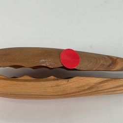 OPEN BOX: Williams Sonoma Olivewood Tongs, 12"