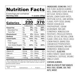 Williams Sonoma Gluten-Free Scone Mix, Lemon Poppyseed