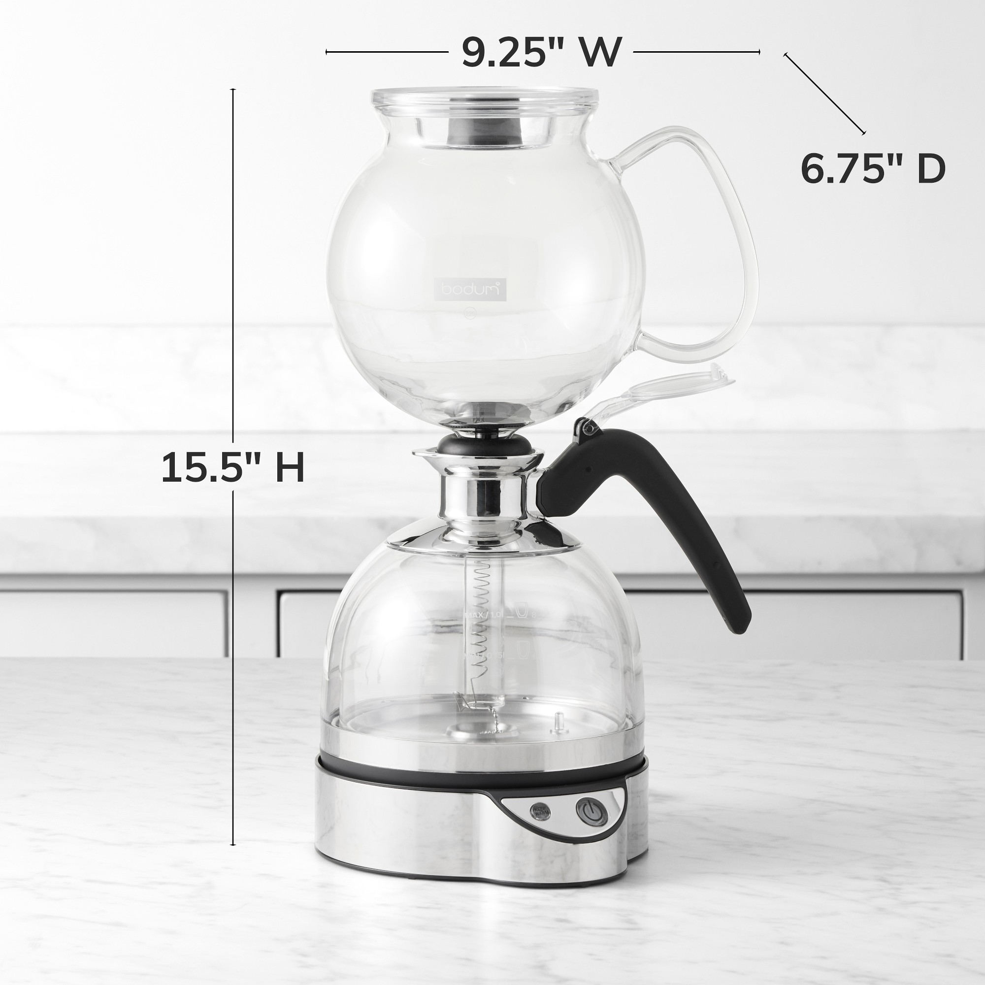 Bodum ePEBO Double Wall Siphon Coffee Maker Sansujyuku sansujyuku.com