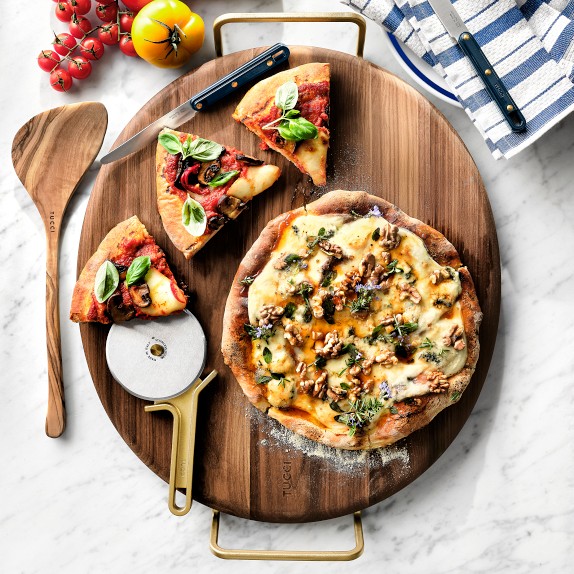 GreenPan Stanley Tucci Walnut Pizza Board | Williams Sonoma