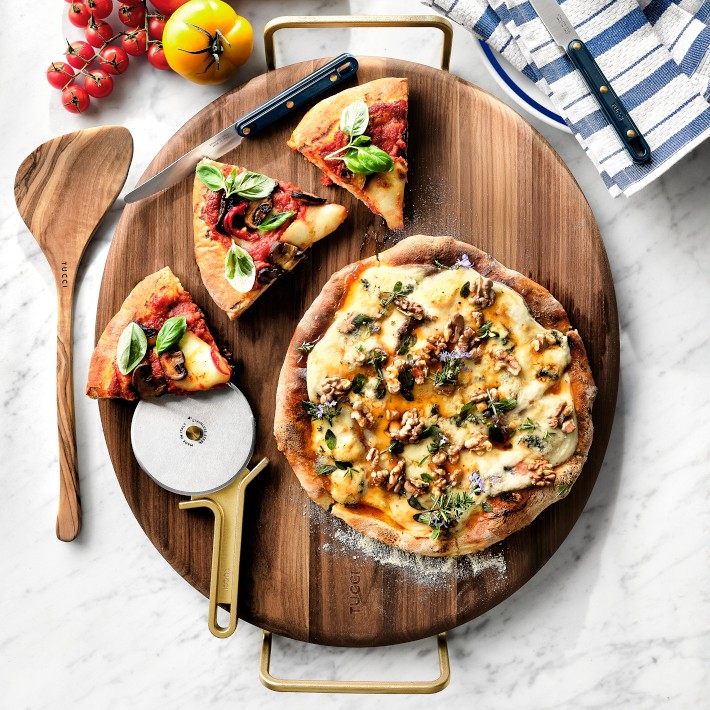 GreenPan Stanley Tucci Walnut Pizza Board | Williams Sonoma