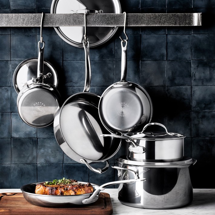 Hestan NanoBond™ Stainless-Steel 10-Piece Cookware Set | Williams