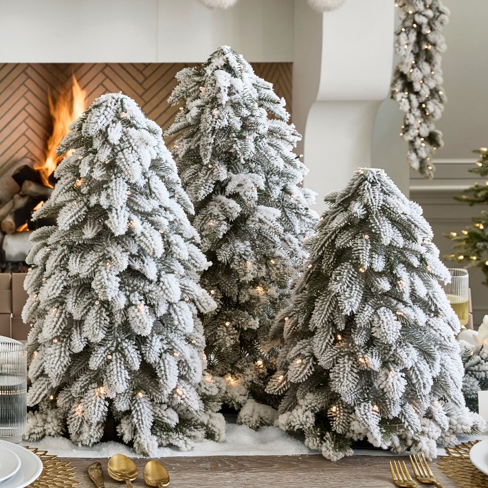 Jeff Leatham X Williams Sonoma Winter White Tabletop Tree