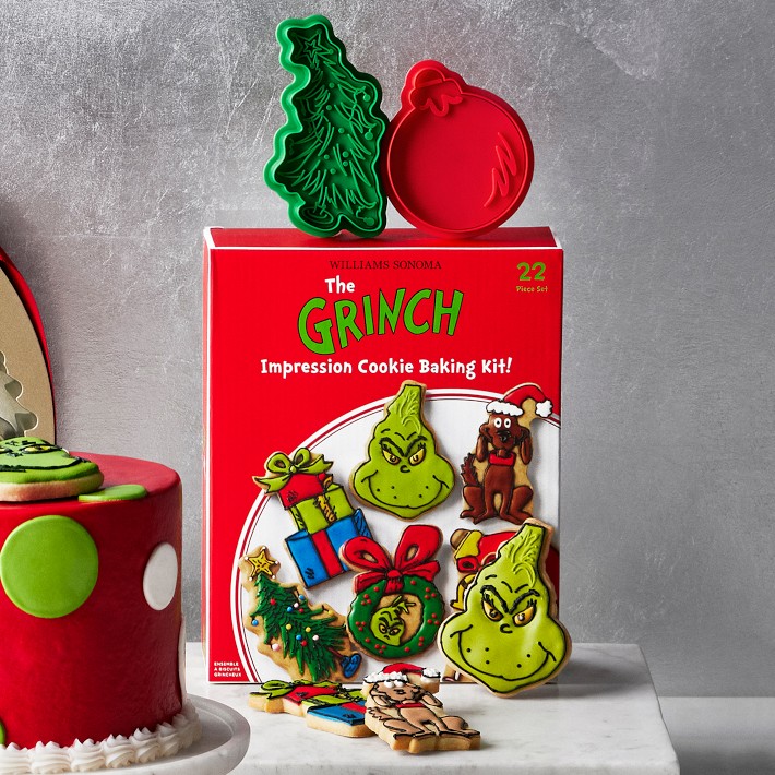 The Grinch™ Christmas Cookie Cutters Set | Williams Sonoma