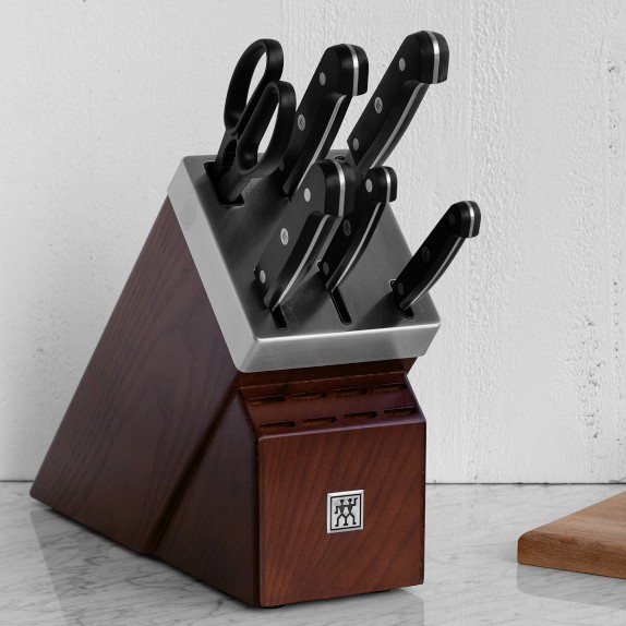 Zwilling J.A. Henckels グルーミングセット Zwilling JA Henckels 7-Piece Gourmet Self-Sharpening Knife Block