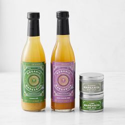 Williams Sonoma Organic Margarita Duo with Salt Gift Set