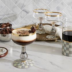 MacKenzie-Childs Sterling Check Coupe