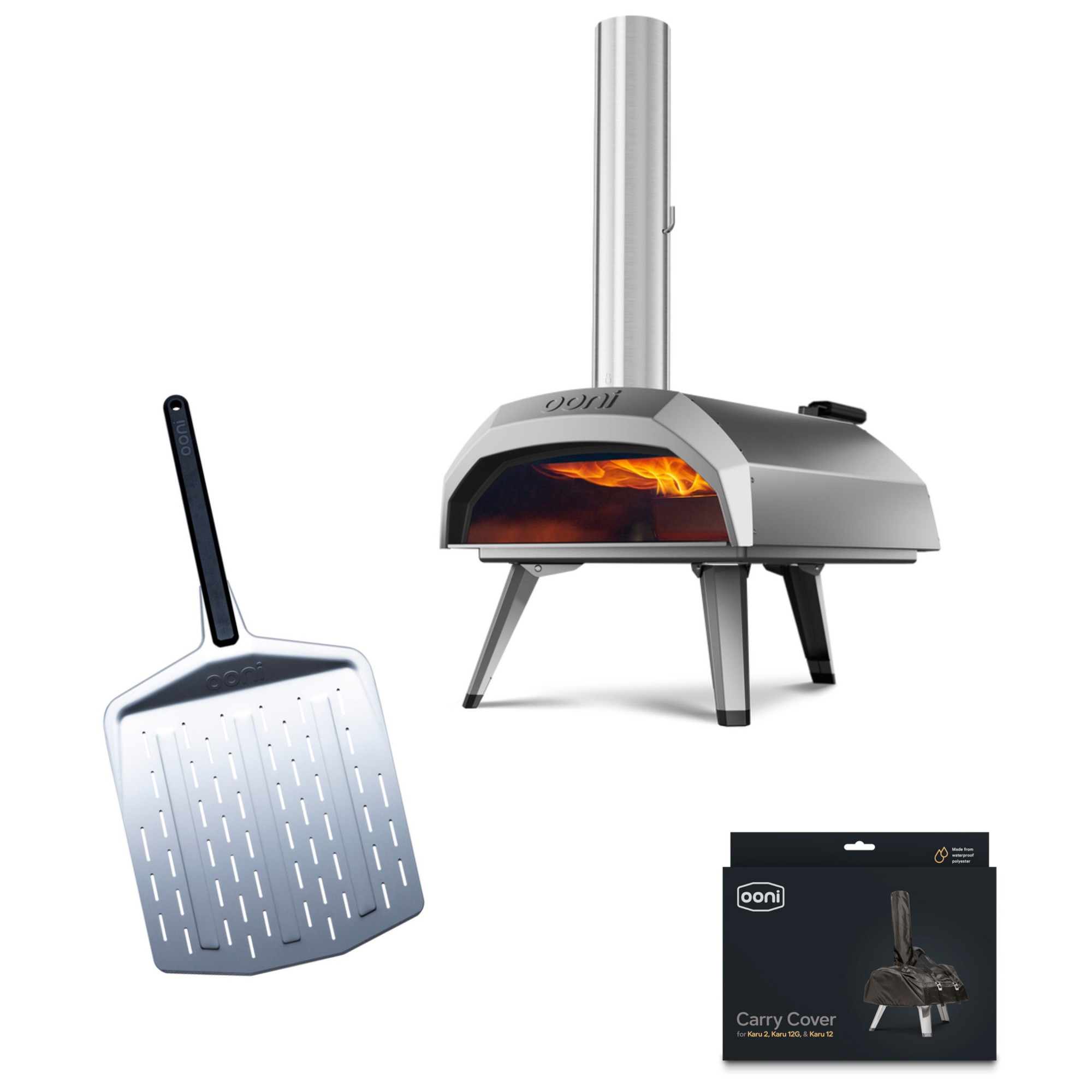 Ooni Karu 12 Multi-Fuel Pizza Oven Bundle Sansujyuku sansujyuku.com