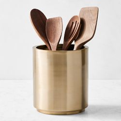 OPEN BOX:Gold Utensil Holder Stainless Steel
