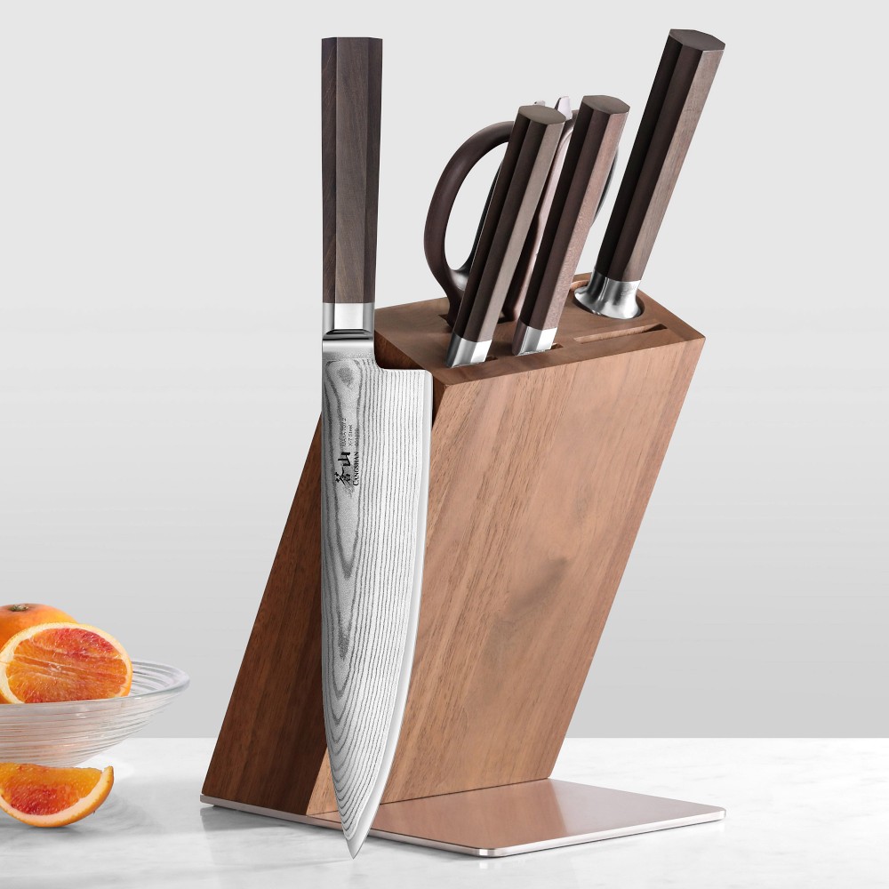 Cangshan Maya Knife Block, Set of 6 - 6-Piece Set