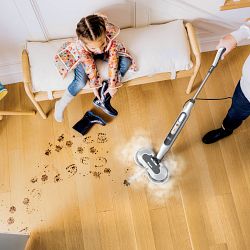 Shark® Steam &amp; Scrub Steam Scrubbing and Sanitizing Steam Blaster® Mop