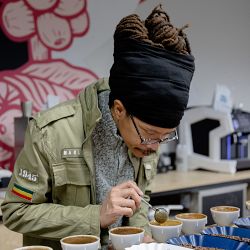 Black &amp; White Coffee Roasters The Traditional Blend Coffee Beans