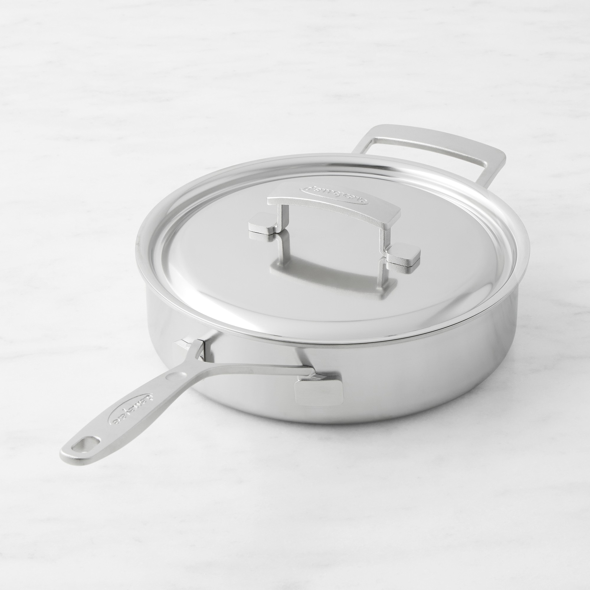Demeyere Industry 5 Stainless Steel Sauté Pan, 3-Qt. Simolary simolary.com