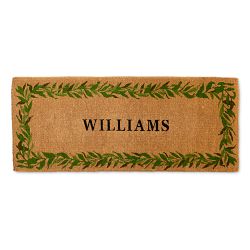 Bay Leaf Coir Personalized Doormat