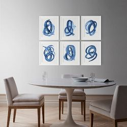 Blue Abstract Series