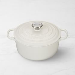 Le Creuset Signature Enameled Cast Iron Round Dutch Oven, 4 1/2-Qt., White