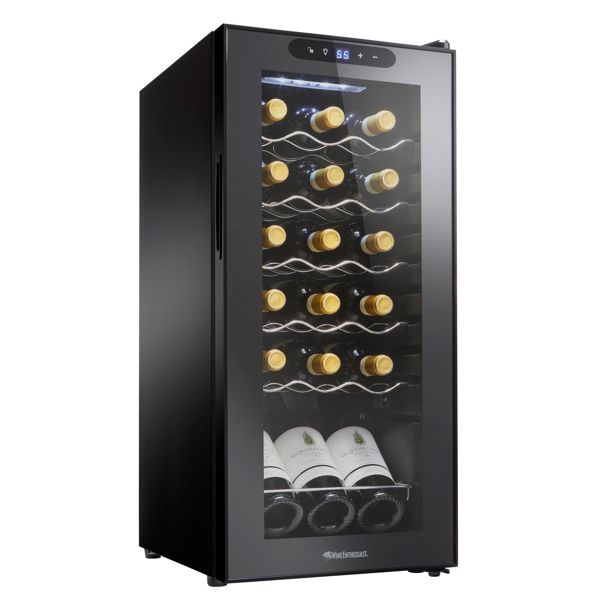 Wine Enthusiast 18-Bottle Compressor Wine Cooler Simolary simolary.com 5