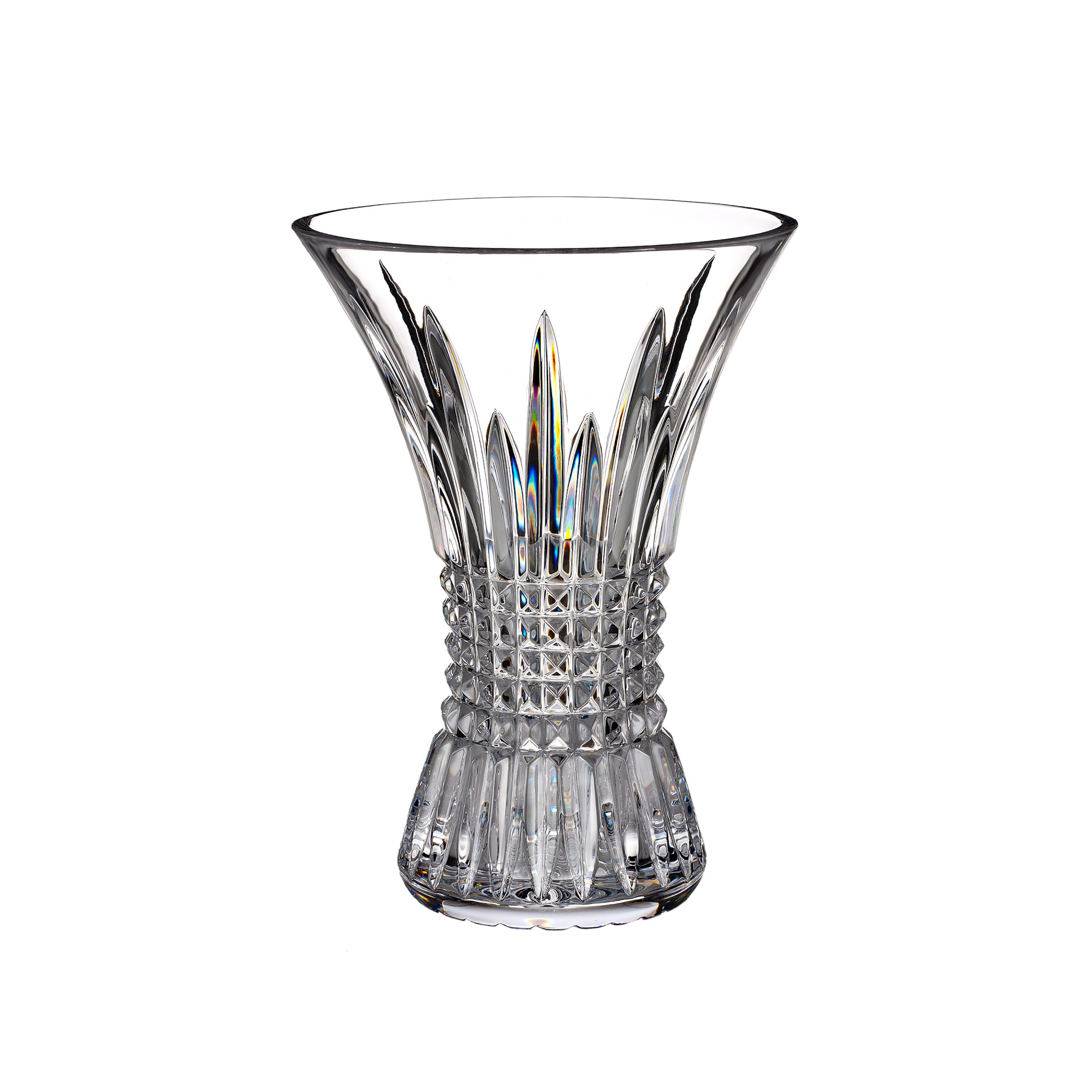 Waterford Lismore Diamond Vase, 8″ Simolary simolary.com