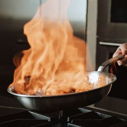 Made In® Stainless-Steel Fry Pan, Set of 2
