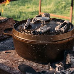 Made In® Seasoned Cast Iron Dutch Oven, 6-Qt.