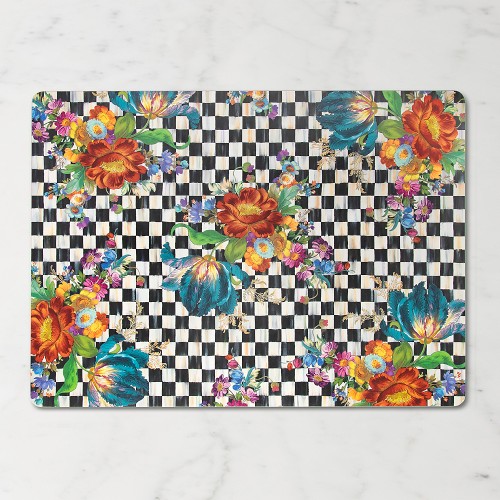 MacKenzie-Childs Flower Market Check Placemats, Set of 4 Simolary simolary.com