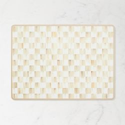 MacKenzie-Childs Mocha Check Placemats, Set of 4