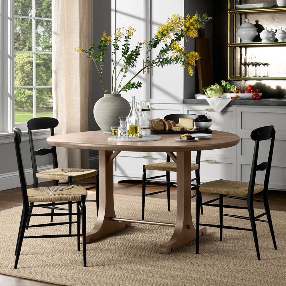Reed Round Dining Table (56") by Williams Sonoma Home