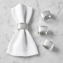 Heirloom Silver Napkin Rings, Set of 4