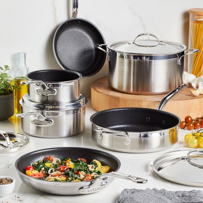 Hestan ProBond Forged Professional Clad Stainless-Steel TITUM Nonstick 10-Piece Cookware Set Simolary simolary.com 9