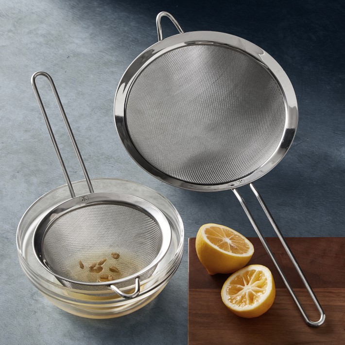WILLIAMS-SONOMAステンレス製キッチンストレーナー　スキマー Open Kitchen Strainer Set | Williams Sonoma