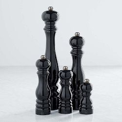 Peugeot Paris u'Select Black Laquer Salt &amp; Pepper Mills, 12"