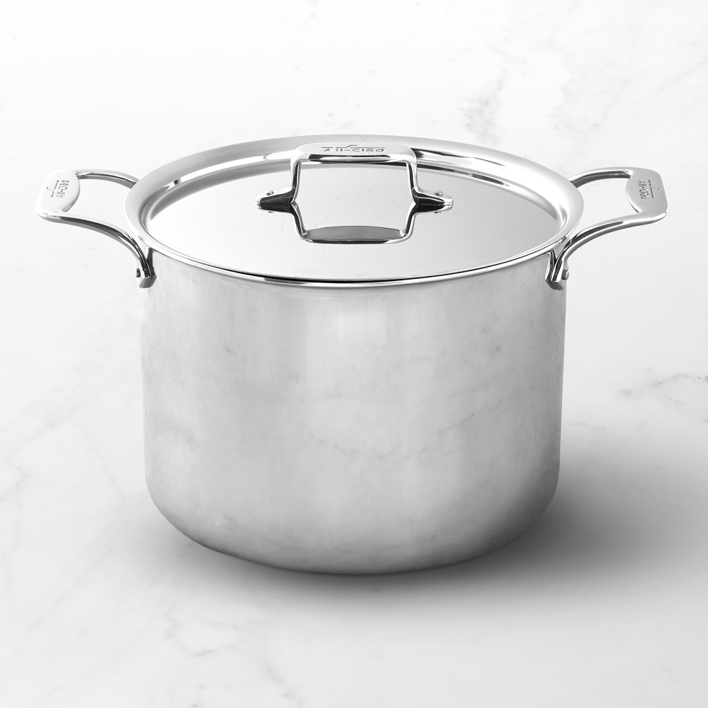 All-Clad D5® Stainless-Steel Stock Pot - 12-Qt.