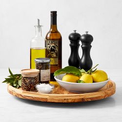 Williams Sonoma Olivewood Lazy Susan, 18"