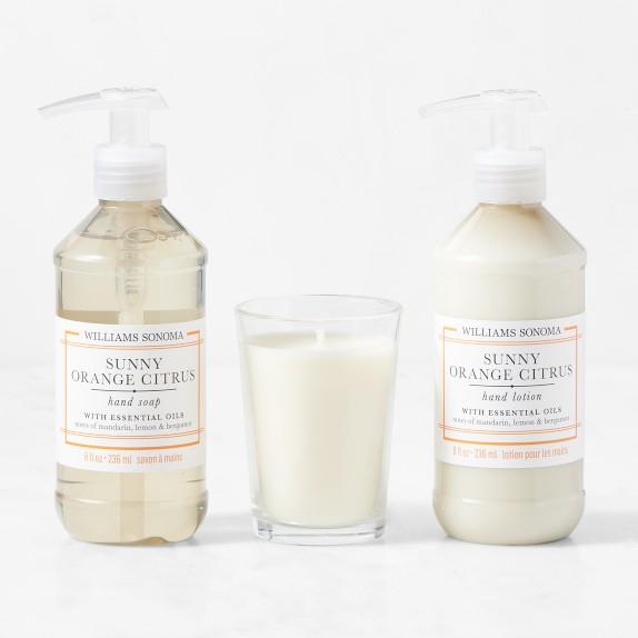 Williams Sonoma Sunny Orange Citrus Guest Gift Set | Williams Sonoma
