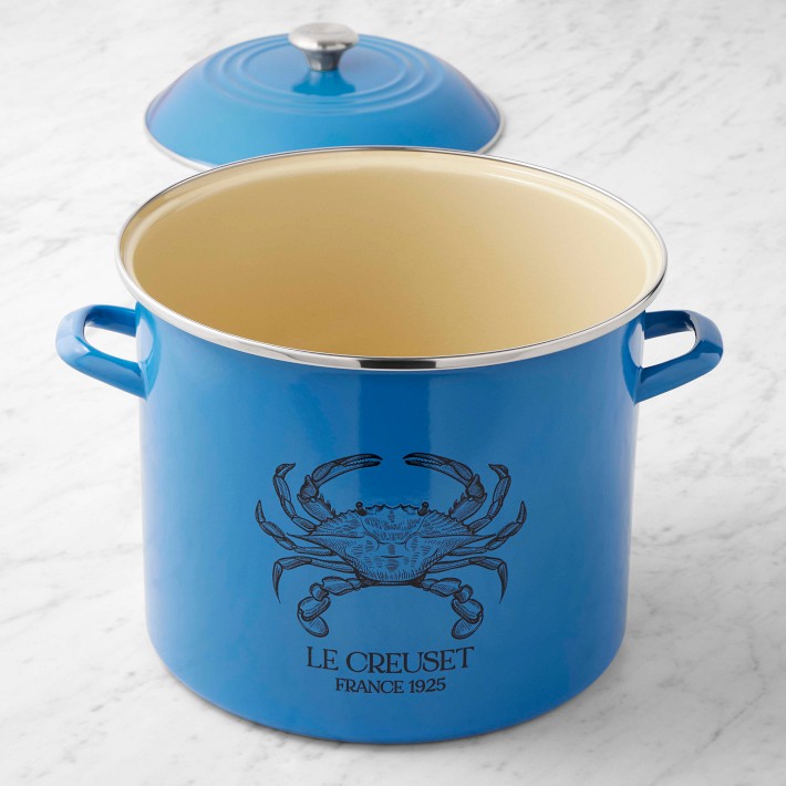 Le Creuset Enameled-Steel Seafood Stockpot, 16-Qt. | Williams Sonoma