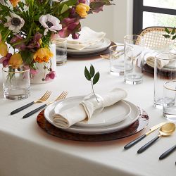 Linen Double Hemstitch Tablecloth