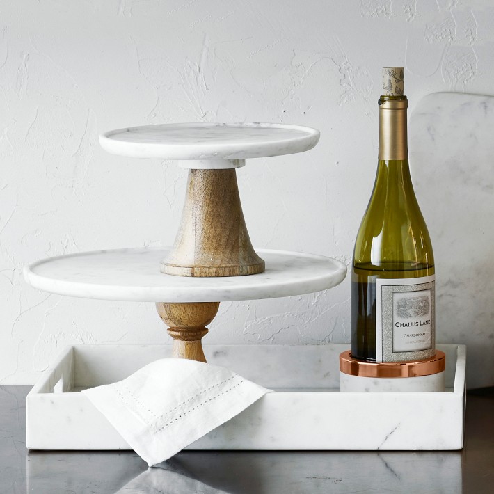 Marble Tray, Large, White