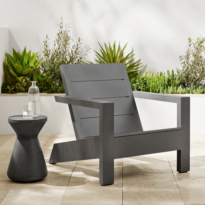 Larnaca Ourdoor Metal Deck Chair | Patio Furniture | Williams Sonoma