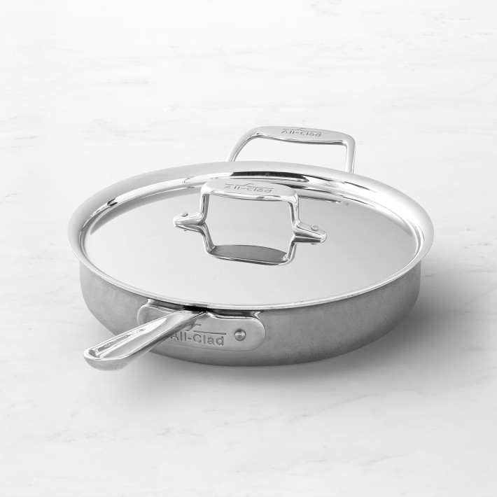 All-Clad d5 Brushed Stainless-Steel 5-Piece Set | Williams Sonoma