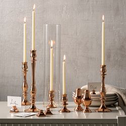 Heirloom Copper Tiny Taper Holders