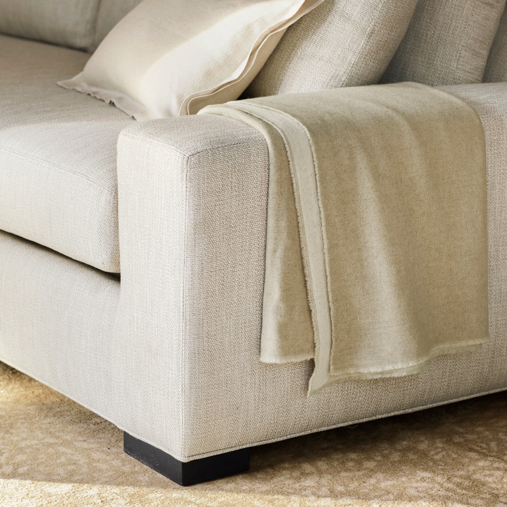 Reversible Double Face Solid Cashmere Throw by Williams Sonoma Home