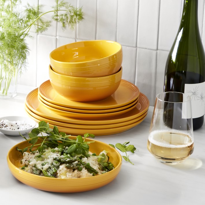 Le Creuset Coupe Dinnerware Collection + Place Setting | Williams