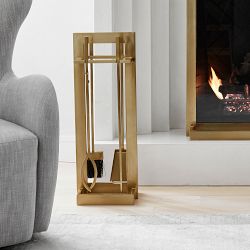 Emerson Fireplace Tools and Holder