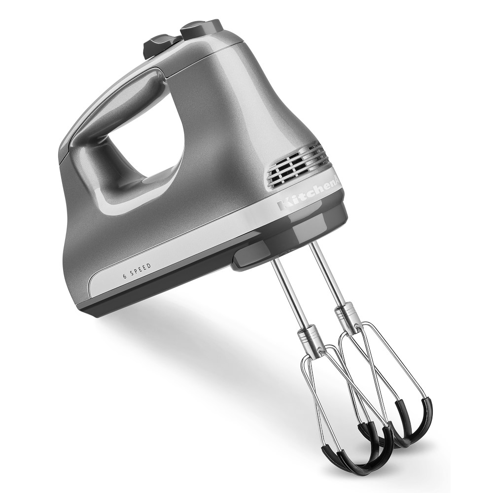KitchenAid® 6 Speed Hand Mixer with Flex Edge | Williams Sonoma