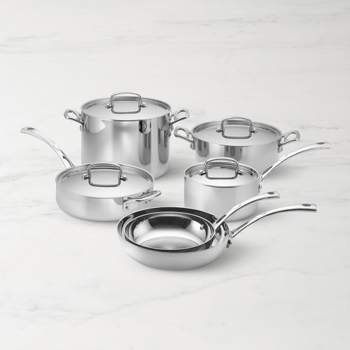 Cuisinart French Classic Tri-Ply Stainless-Steel 10-Piece Cookware Set Simolary simolary.com